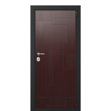 Входная дверь Portalle Fortis Темно-красный, Темно-красный E 001