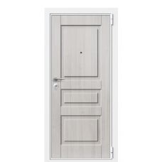 Входная дверь Portalle Fortis Белая эмаль, Темный мрамор (Глянец)
