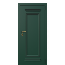 Входная дверь Portalle Fortis Ral 6005, Темно-зеленое Багет Багет II