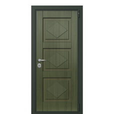 Входная дверь Portalle Termo Wood Темно-зеленое, Темно-зеленое C 007
