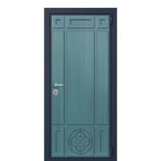 Входная дверь Portalle Termo Wood Серо-голубая, Серо-голубая Asia