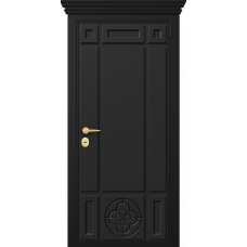 Входная дверь Portalle Termo Wood Ral 9005, Ral 9005 Asia