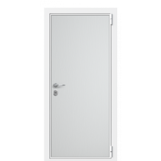 Входная дверь Portalle Termo Wood Белый глянец, Белый глянец Зеркало