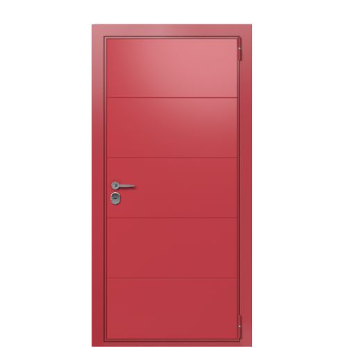 Входная дверь Termo Wood Ral 3031 с двойным терморазрывом (вар.2)