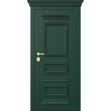 Входная дверь Portalle Fortis Ral 6005, Темно-зеленое Багет Багет III