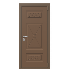 Входная дверь Portalle Termo Wood Ral 8025, Ral 8025 C 004