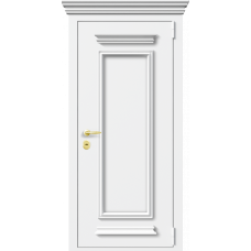 Входная дверь Portalle Termo Light Ral 9003, Ral 9003 Багет Багет II