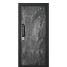 Входная дверь Portalle Electra Biometric Темный мрамор, Темный мрамор Vesuvio Офис