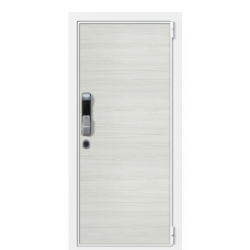 Входная дверь Portalle Electra Biometric Белый кедр, Белый кедр Отпечаток пальца