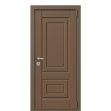 Входная дверь Portalle Termo Wood Ral 8025, Ral 8025 B 002