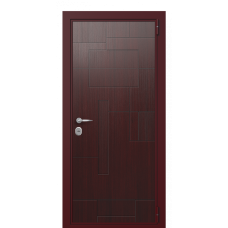 Входная дверь Portalle Termo Wood Темно-красный, Темно-красный E 001
