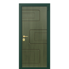 Входная дверь Portalle Termo Wood Темно-зеленое, Темно-зеленое D 005
