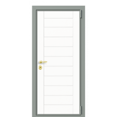 Входная дверь Portalle Termo Wood Ral 9003, Ral 9003 F 021