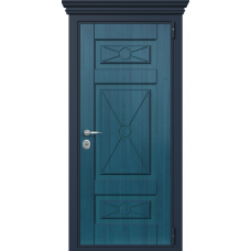 Входная дверь Portalle Termo Wood Темно-синяя, Темно-синяя C 004