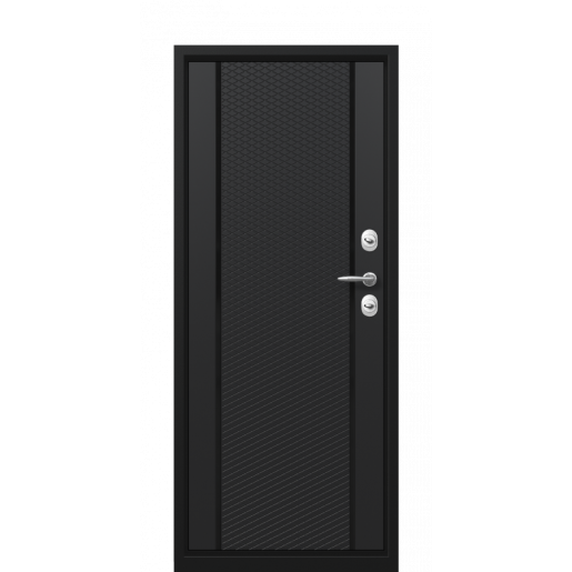 Входная дверь Portalle Fortis Ral 9005, Ral 9005 Black Edition BE 002