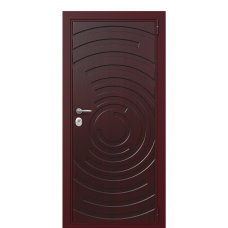 Входная дверь Portalle Fortis Темно-красный, Темно-красный R 001