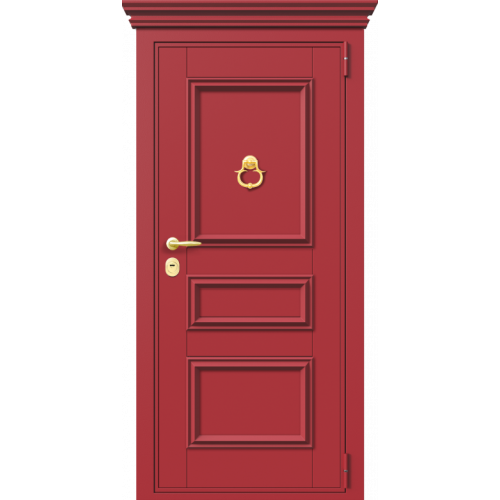 Входная дверь Portalle Fortis Ral 3031, Ral 3031 Карниз