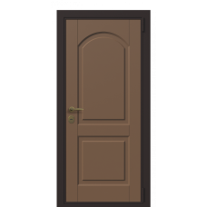 Входная дверь Portalle Termo Wood Ral 8025, Ral 8025 F 003 с термокабелем