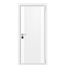 Входная дверь Portalle Termo Wood Ral 9003, Ral 9003 BE 002 Black