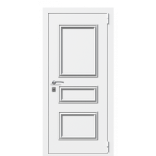 Входная дверь Portalle Termo Light Ral 9003, Ral 9003 Багет F 001