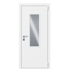 Входная дверь Portalle Termo Light Ral 9003, Ral 9003 со стеклом