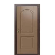 Termo Wood Ral 8025 с двойным терморазрывом багет