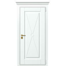Termo Wood Ral 9003 с двойным терморазрывом и карнизом