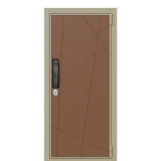 Входная дверь Portalle Electra Biometric Ral 8025, Ral 8025 L 005