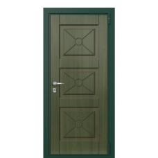 Входная дверь Portalle Termo Wood Темно-зеленое, Темно-зеленое C 003