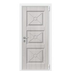 Входная дверь Portalle Termo Wood Белая эмаль, Белая эмаль C 003