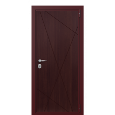 Входная дверь Portalle Termo Wood Темно-красный, Темно-красный L 004