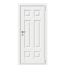 Входная дверь Portalle Fortis Милк, Белая эмаль