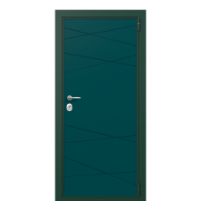 Входная дверь Portalle Fortis Зеленое сукно, Зеленое сукно L 001