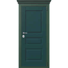 Входная дверь Portalle Fortis Зеленое сукно, Зеленое сукно Карниз