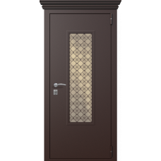 Входная дверь Portalle Termo Light Bronze, Bronze Карниз