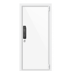Входная дверь Portalle Electra Biometric Белый глянец, Белый глянец Электронный ключ