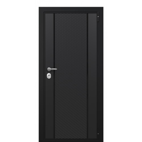 Входная дверь Portalle Fortis Ral 9005, Ral 9005 BE 002 Black