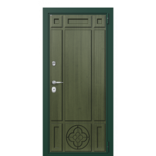 Входная дверь Portalle Shweda Light Темно-зеленое, Темно-зеленое Asia