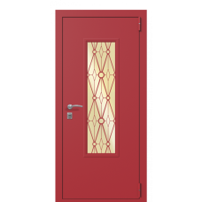 Входная дверь Portalle Termo Light Ral 3031, Ral 3031 Карниз