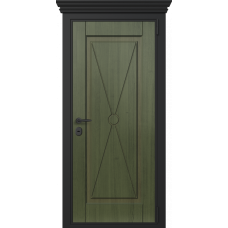 Входная дверь Portalle Termo Wood Темно-зеленое, Темно-зеленое C 001