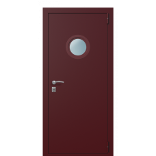 Входная дверь Portalle Termo Light Ral 3005, Ral 3005 Стекло