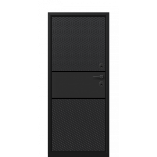 Входная дверь Portalle Fortis Ral 9005, Ral 9005 BE 005