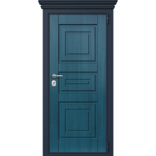 Входная дверь Portalle Fortis Темно-синяя, Темно-синяя B 004 Бронированная