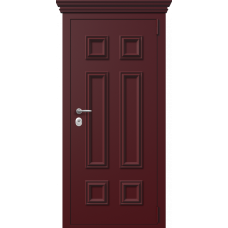 Входная дверь Portalle Fortis Ral 3005, Темно-красный Багет F 005