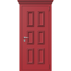 Входная дверь Portalle Termo Plus Темно-красный