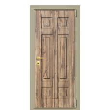 Входная дверь Portalle Termo Wood Греческий платан, Греческий платан F 005