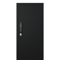 Входная дверь Portalle Electra Biometric Ral 9005, Черный дуб