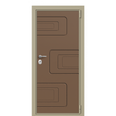 Входная дверь Portalle Fortis Ral 8025, Ral 8025 D 005