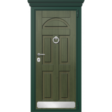 Входная дверь Portalle Fortis Темно-зеленое, Арктическая береза