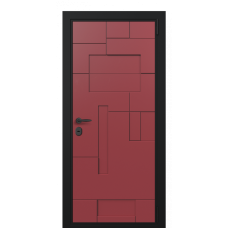 Входная дверь Portalle Termo Wood Ral 3031, Ral 3031 С термокабелем